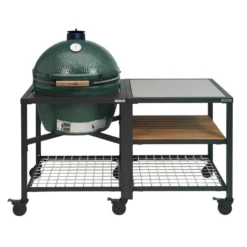Big Green Egg Modular Outdoor Workspace Compleet Systeem SS-Wood-Grid Incl. XXL Barbecue