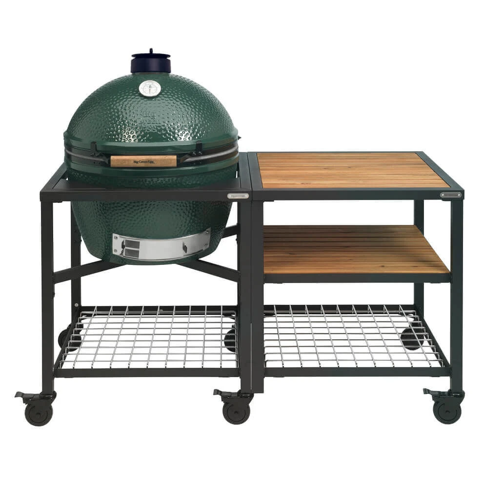 Big Green Egg Modular Outdoor Workspace Compleet Systeem Wood-Wood-Grid Incl. XXL Barbecue