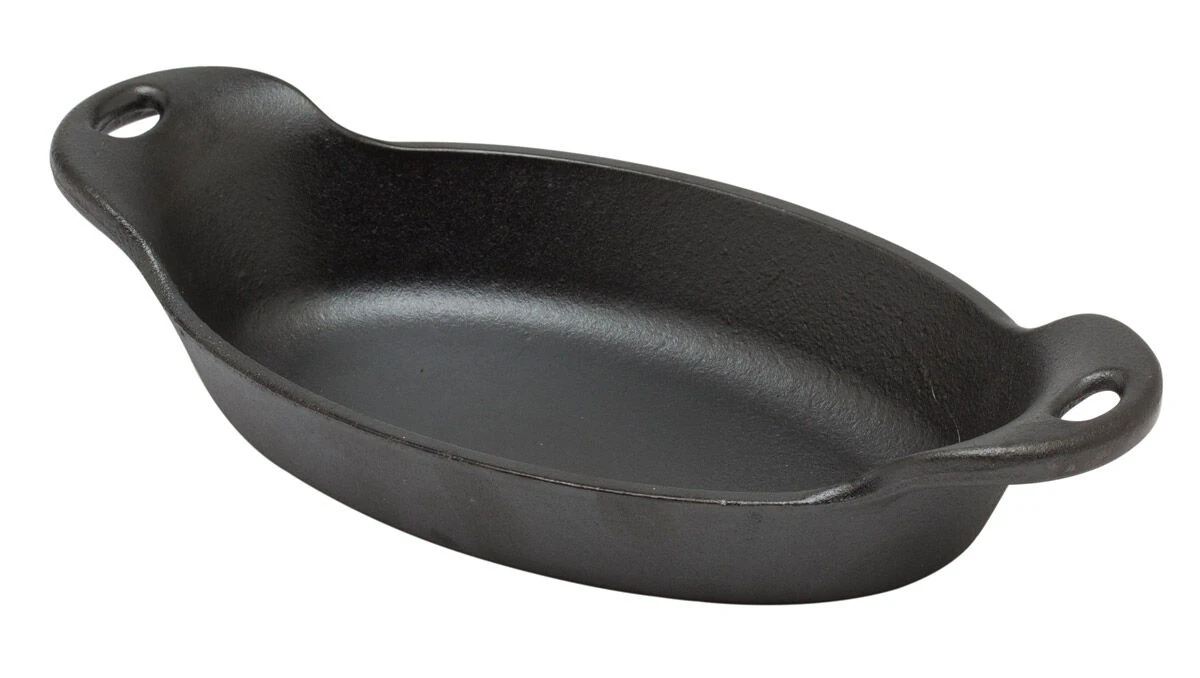 Lodge Logic Ovale Schaal ø 20,5 Cm Gietijzer Zwart