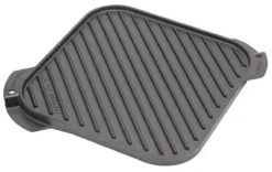 Lodge Logic Dubbelzijdige Grillplaat Vierkant 26 Cm Gietijzer Zwart