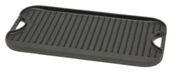 Lodge Logic Dubbelzijdige Grillplaat 50,8 X 26,5 Cm Gietijzer Zwart