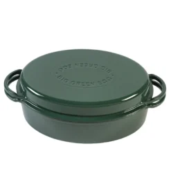 Big Green Egg Dutch Oven Ovaal ø 35 Cm Gietijzer Groen