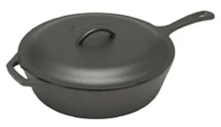 Lodge Logic Skillet Koekenpan Met Deksel ø 31 Cm Gietijzer Zwart
