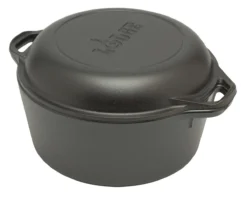 Lodge Logic Double Dutch Oven ø 26 Cm Gietijzer Zwart