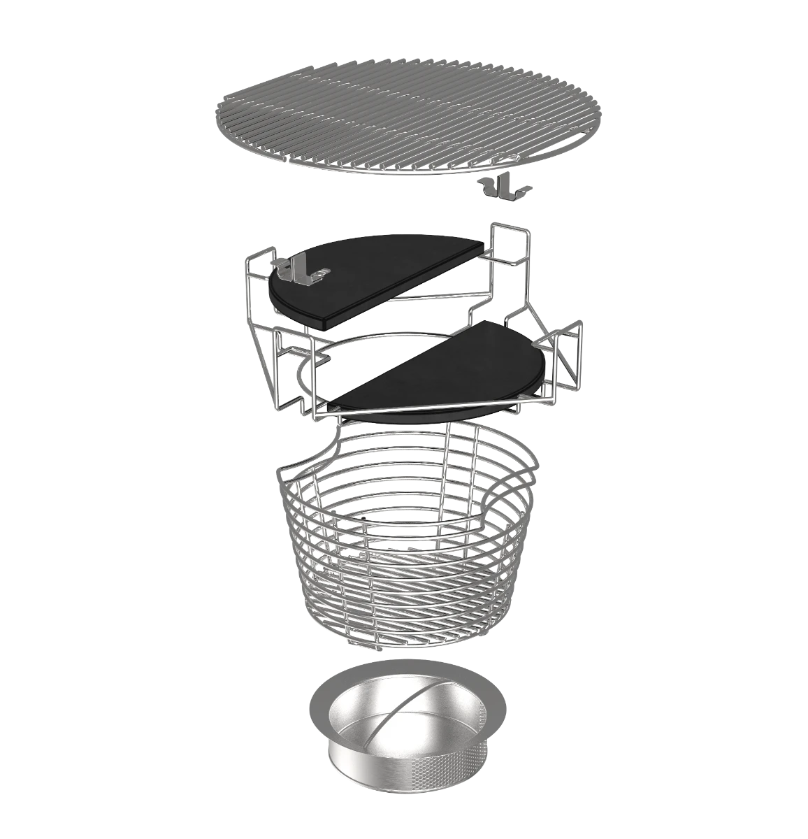 The Bastard Model 2022 Urban Large Compleet Barbecue Keramiek Matzwart - Afbeelding 4