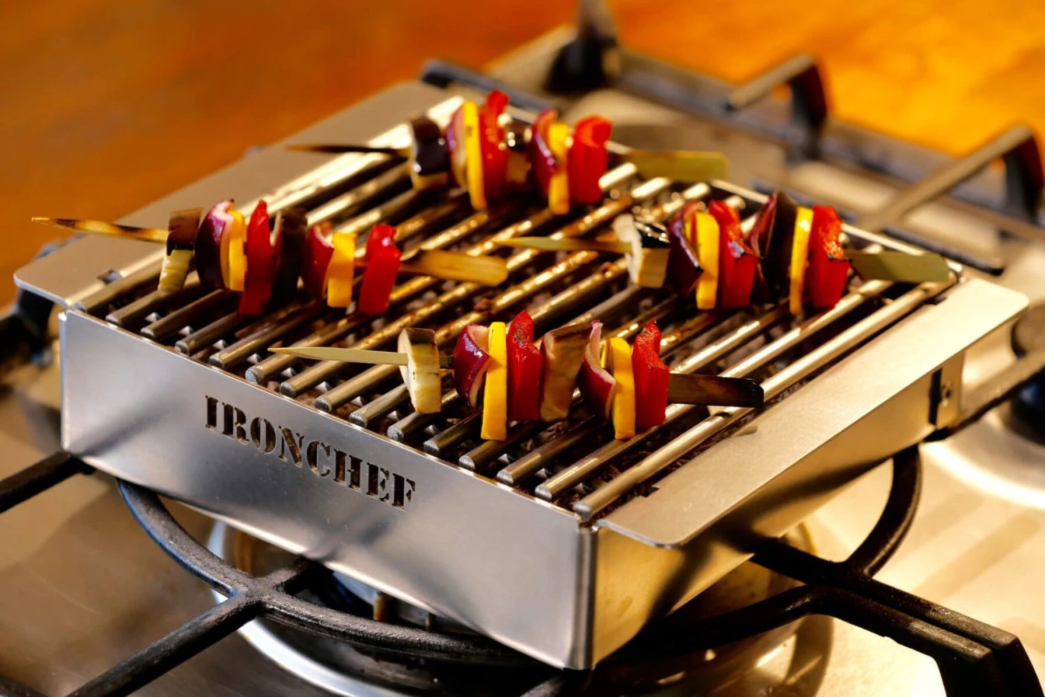 Ironchef Lavagrillpan 26 X 21 Cm Rvs - Afbeelding 5