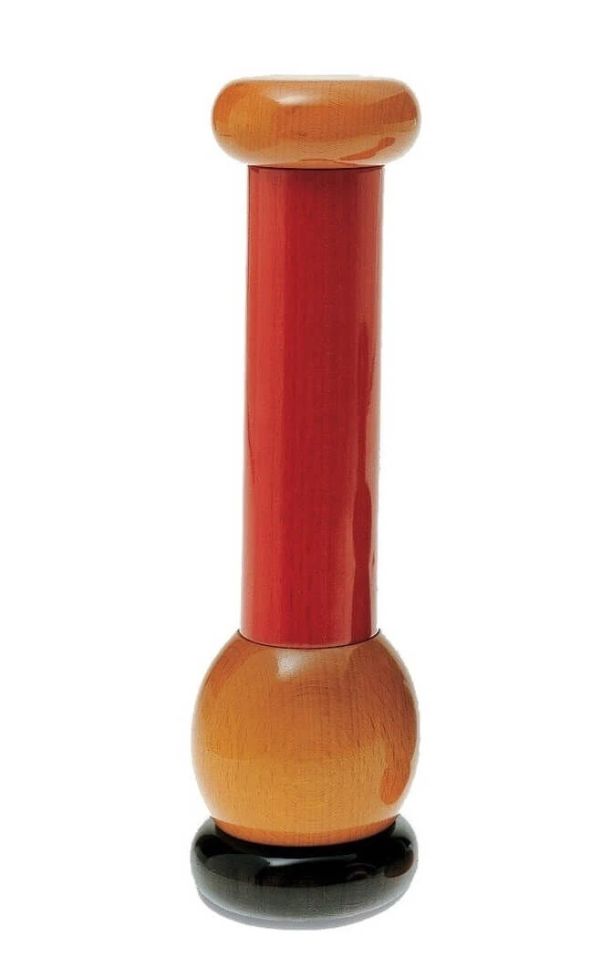 Alessi Twergi MP0210 Pepermolen Hout Rood