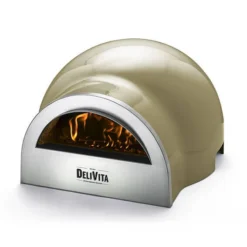 Delivita Houtgestookte Oven 59 X 59 X 39 Cm Olive Green